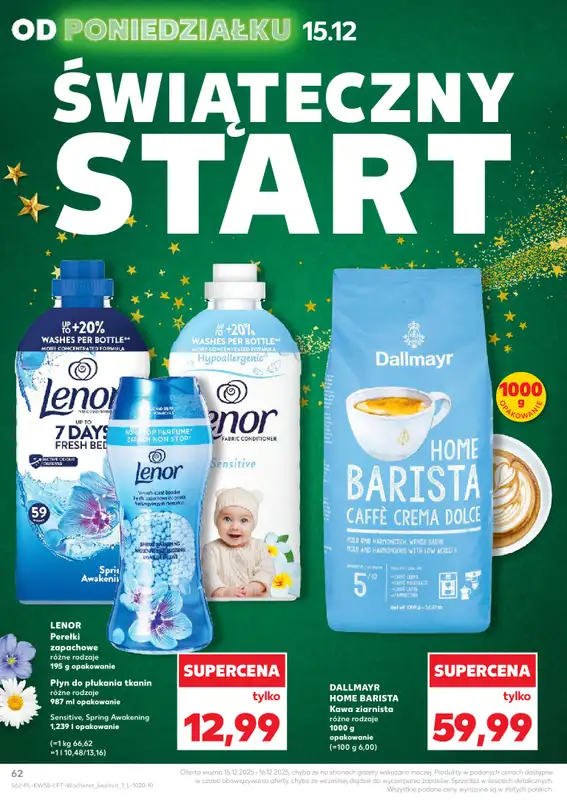 Kaufland - gazetka promocyjna Oferta Kaufland od środy 10.12 do wtorku 16.12 - strona 62