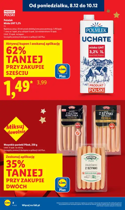 Lidl - gazetka promocyjna Oferta od poniedziałku od poniedziałku 08.12 do środy 10.12 - strona 8