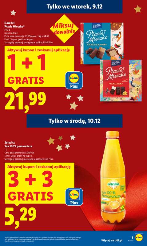 Lidl - gazetka promocyjna Oferta od poniedziałku od poniedziałku 08.12 do środy 10.12 - strona 5