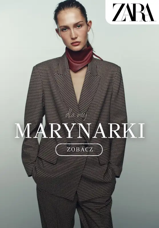 Zara - gazetka promocyjna Marynarki damskie od środy 10.12 