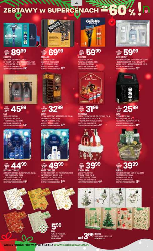 Drogerie Natura - gazetka promocyjna Gazetka od środy 10.12 do niedzieli 28.12 - strona 4