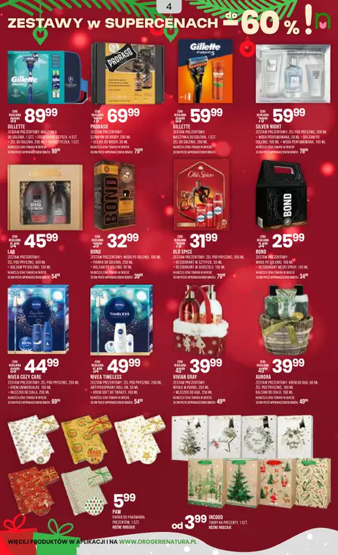 Drogerie Natura - gazetka promocyjna Gazetka od środy 10.12 do niedzieli 28.12 - strona 4