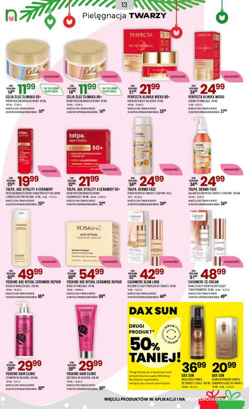Drogerie Natura - gazetka promocyjna Gazetka od środy 10.12 do niedzieli 28.12 - strona 13