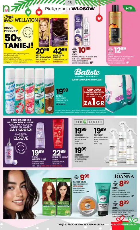 Drogerie Natura - gazetka promocyjna Gazetka od środy 10.12 do niedzieli 28.12 - strona 15