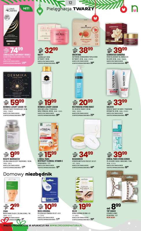 Drogerie Natura - gazetka promocyjna Gazetka od środy 10.12 do niedzieli 28.12 - strona 12