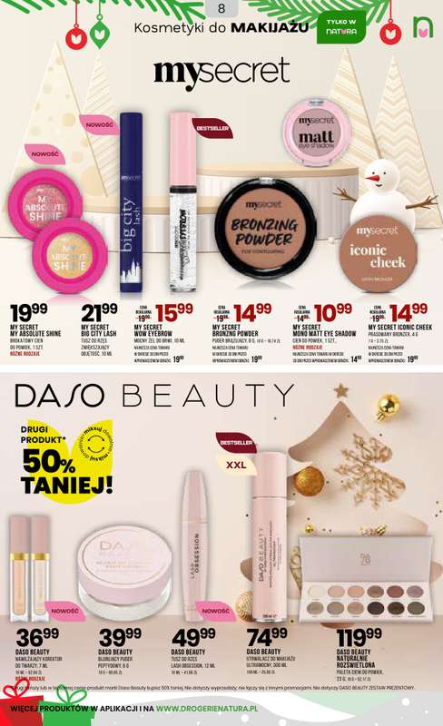 Drogerie Natura - gazetka promocyjna Gazetka od środy 10.12 do niedzieli 28.12 - strona 8