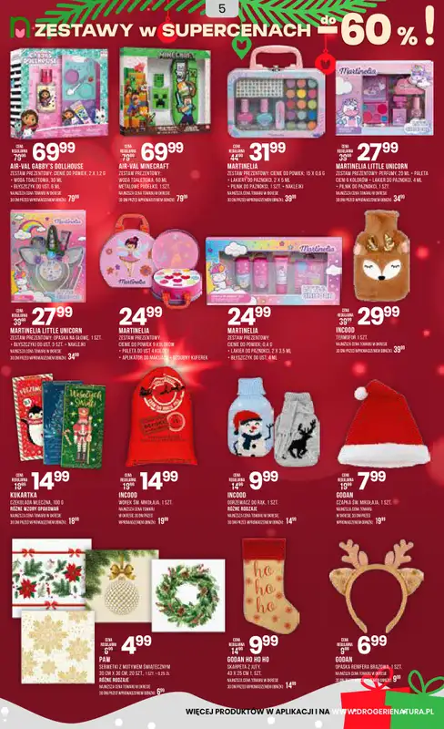 Drogerie Natura - gazetka promocyjna Gazetka od środy 10.12 do niedzieli 28.12 - strona 5