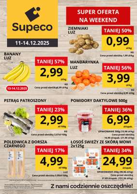 Supeco - gazetka promocyjna Super oferta na Weekend od czwartku 11.12 do niedzieli 14.12
