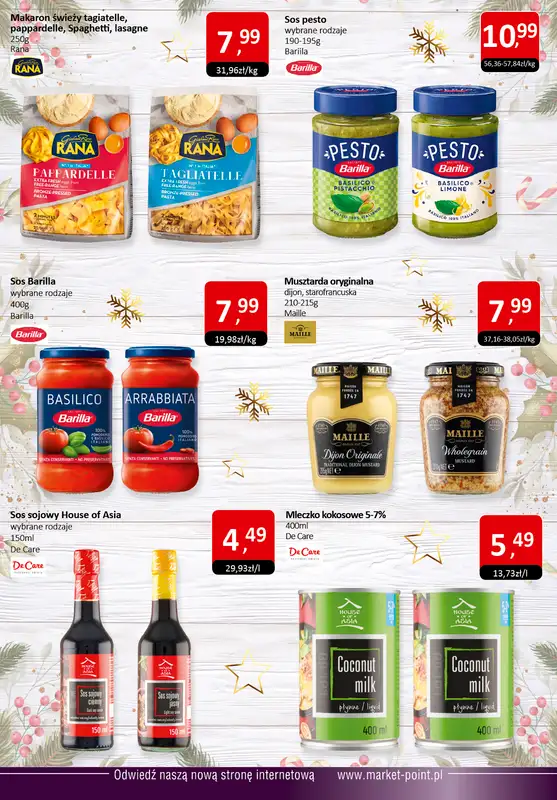 Market Point - gazetka promocyjna Gazetka Świąteczna od czwartku 11.12 do wtorku 23.12 - strona 16