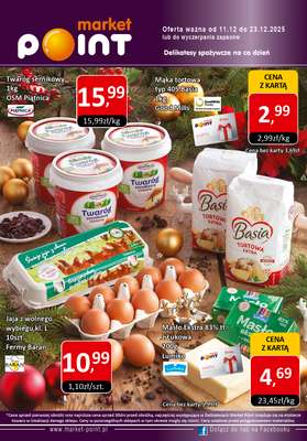 Market Point - gazetka promocyjna Gazetka Świąteczna od czwartku 11.12 do wtorku 23.12