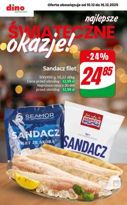 Dino - gazetka promocyjna Najlepsze świąteczne okazje! od czwartku 11.12 do wtorku 16.12