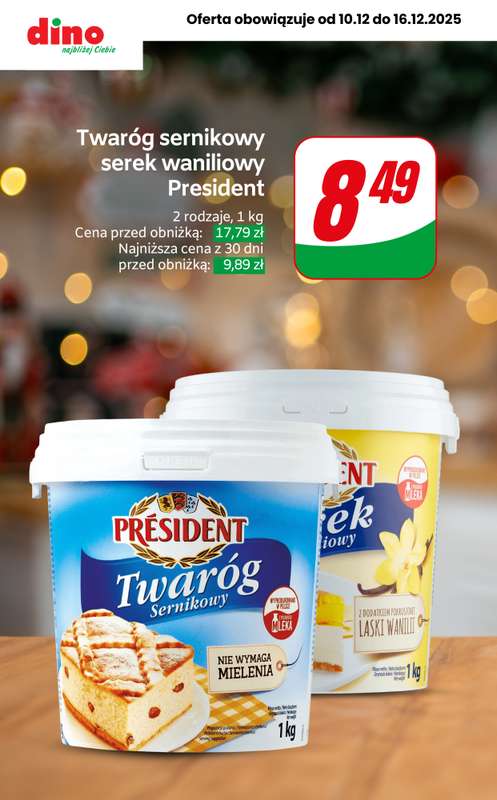 Dino - gazetka promocyjna Najlepsze świąteczne okazje! od czwartku 11.12 do wtorku 16.12 - strona 10