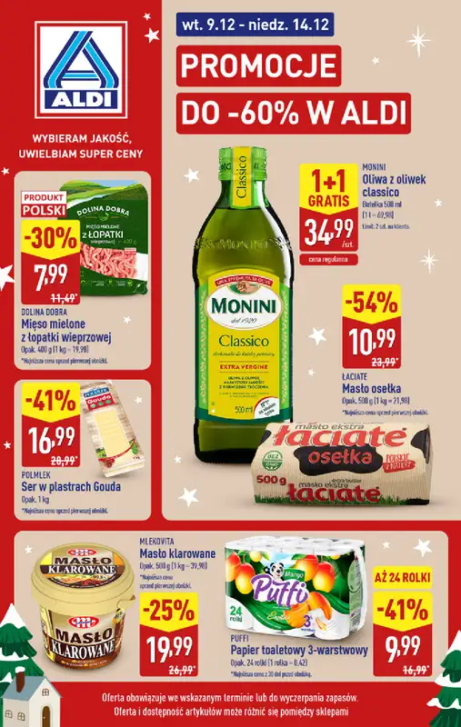 Aldi - gazetka promocyjna Promocje do -60% w Aldi!  