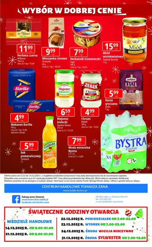 Leclerc - gazetka promocyjna Oferta Lublin Zana | Świąteczne smaki w dobrej cenie od piątku 12.12 do niedzieli 14.12 - strona 4