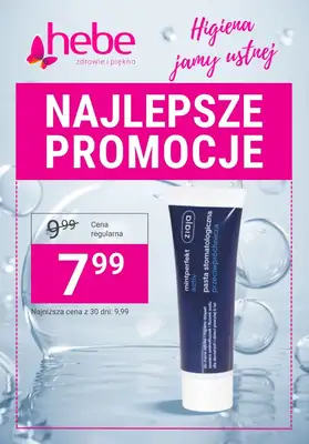 Hebe - gazetka promocyjna Higiena jamy ustnej w supercenach od środy 10.12 do niedzieli 14.12