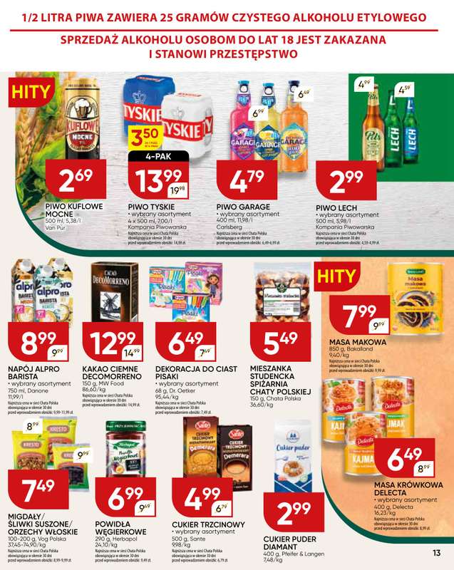 Chata Polska - gazetka promocyjna Gazetka od czwartku 18.12 do niedzieli 28.12 - strona 13
