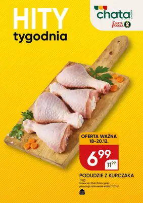 Chata Polska - gazetka promocyjna Hity tygodnia od czwartku 18.12 do soboty 20.12