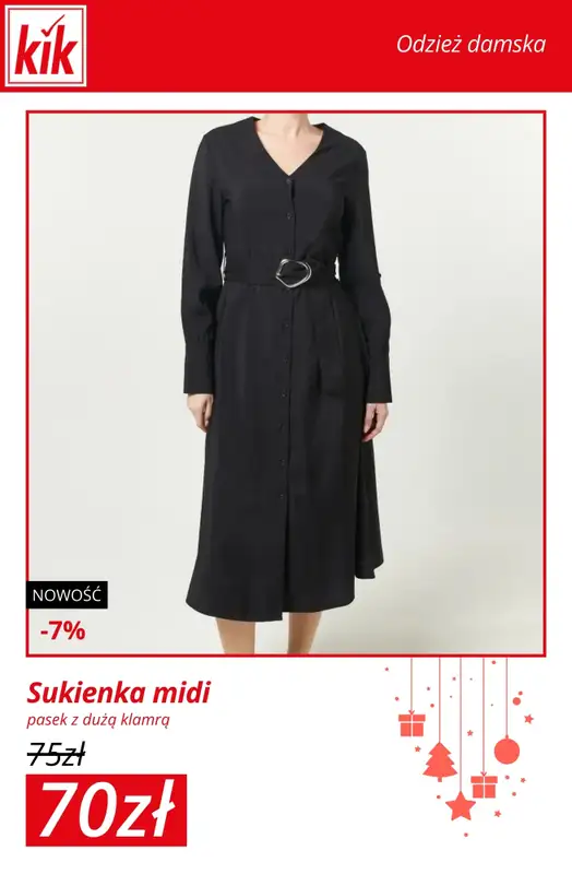 KiK - gazetka promocyjna Świąteczna moda dla całej rodziny! od środy 10.12  - strona 9