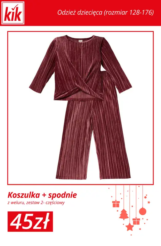 KiK - gazetka promocyjna Świąteczna moda dla całej rodziny! od środy 10.12  - strona 5