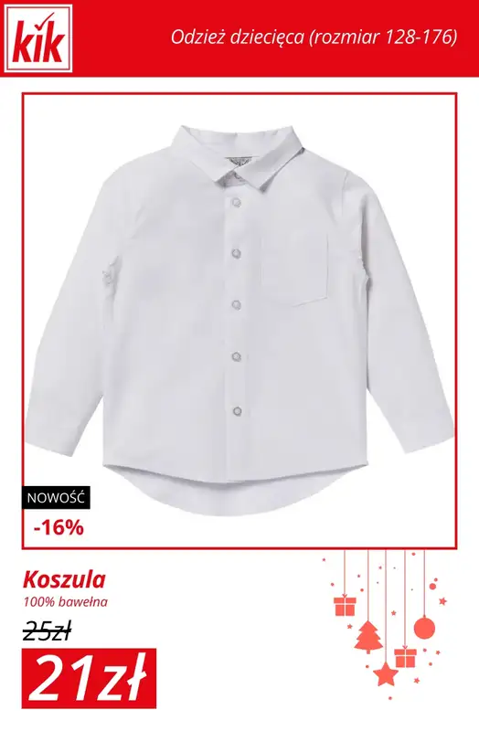 KiK - gazetka promocyjna Świąteczna moda dla całej rodziny! od środy 10.12  - strona 14