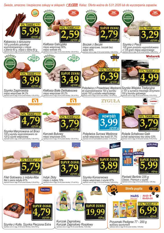 Społem - Blisko i Korzystnie - gazetka promocyjna Gazetka PSS Kalisz od środy 10.12 do poniedziałku 05.01 - strona 2