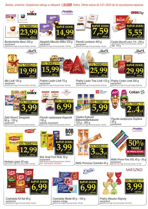 Społem - Blisko i Korzystnie - gazetka promocyjna Gazetka PSS Kalisz od środy 10.12 do poniedziałku 05.01 - strona 6