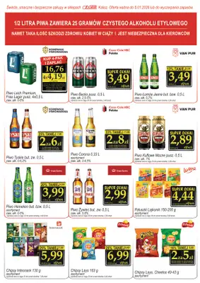 Społem - Blisko i Korzystnie - gazetka promocyjna Gazetka PSS Kalisz od środy 10.12 do poniedziałku 05.01 - strona 9