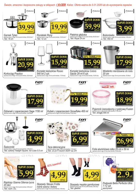 Społem - Blisko i Korzystnie - gazetka promocyjna Gazetka PSS Kalisz od środy 10.12 do poniedziałku 05.01 - strona 10