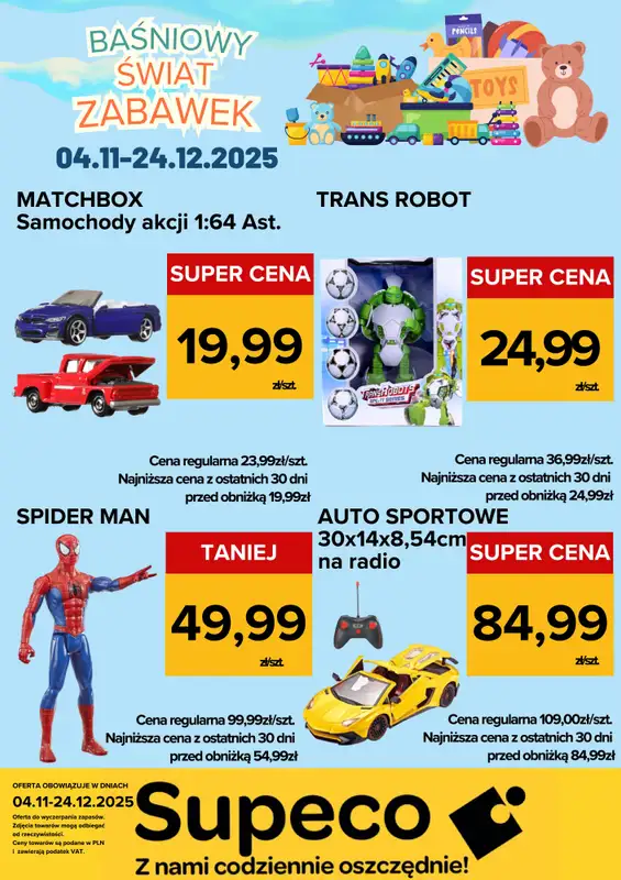 Supeco - gazetka promocyjna Bajkowy Świat Zabawek   - strona 3