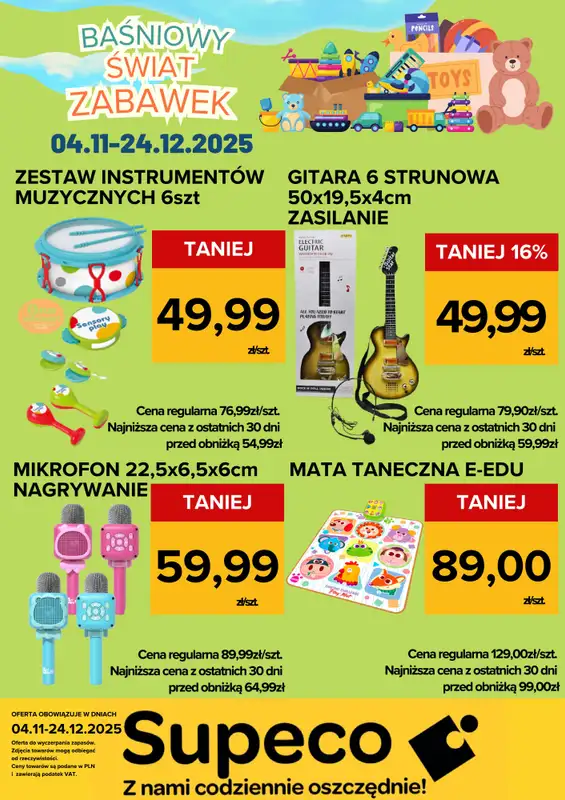 Supeco - gazetka promocyjna Bajkowy Świat Zabawek od wtorku 04.11 do środy 24.12 - strona 6