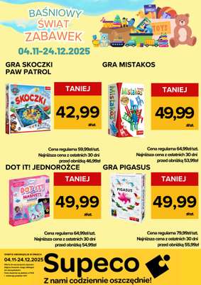 Supeco - gazetka promocyjna Bajkowy Świat Zabawek od wtorku 04.11 do środy 24.12 - strona 8