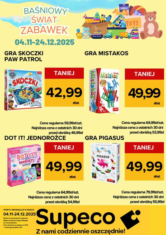 Supeco - gazetka promocyjna Bajkowy Świat Zabawek od wtorku 04.11 do środy 24.12 - strona 8