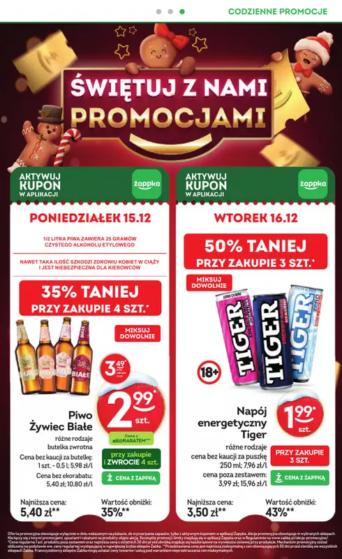 Żabka - gazetka promocyjna Gazetka od środy 03.12 do wtorku 16.12 - strona 4