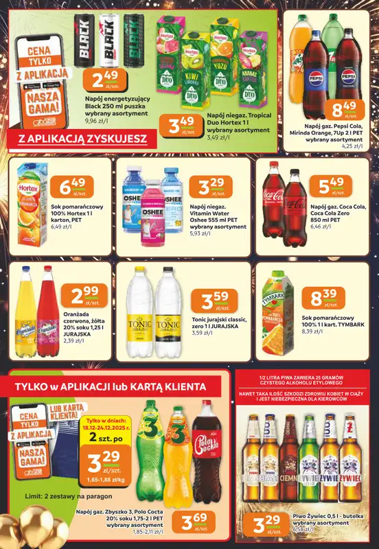 Społem Częstochowa - gazetka promocyjna Gazetka od czwartku 18.12 do środy 31.12 - strona 10