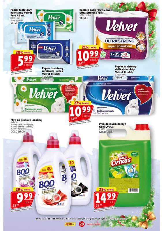 Prim Market - gazetka promocyjna Gazetka od czwartku 11.12 do środy 17.12 - strona 29