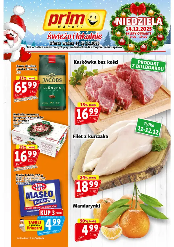 Prim Market - gazetka promocyjna Gazetka od czwartku 11.12 do środy 17.12