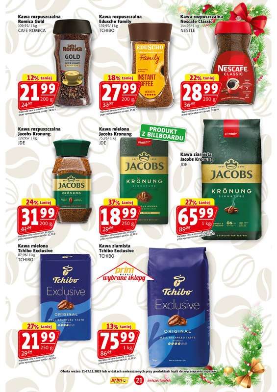 Prim Market - gazetka promocyjna Gazetka od czwartku 11.12 do środy 17.12 - strona 21