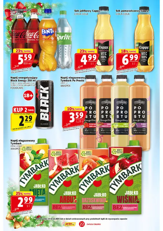 Prim Market - gazetka promocyjna Gazetka od czwartku 11.12 do środy 17.12 - strona 22