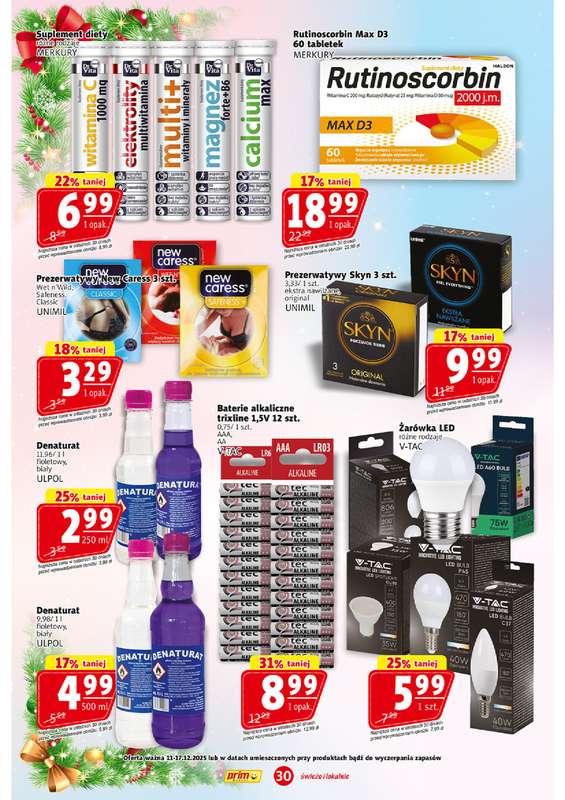 Prim Market - gazetka promocyjna Gazetka od czwartku 11.12 do środy 17.12 - strona 30