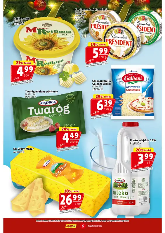 Prim Market - gazetka promocyjna Gazetka od czwartku 11.12 do środy 17.12 - strona 6