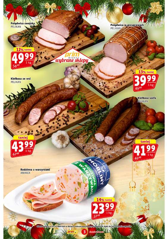 Prim Market - gazetka promocyjna Gazetka od czwartku 11.12 do środy 17.12 - strona 3