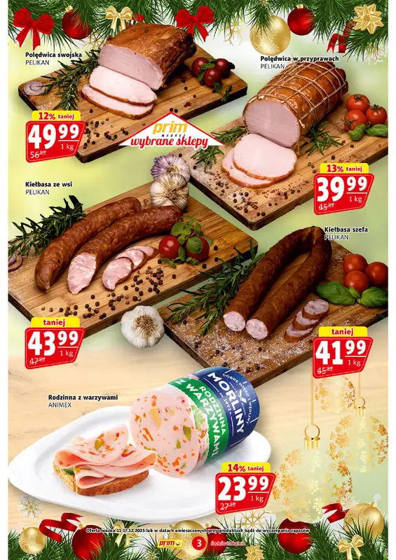 Prim Market - gazetka promocyjna Gazetka od czwartku 11.12 do środy 17.12 - strona 3