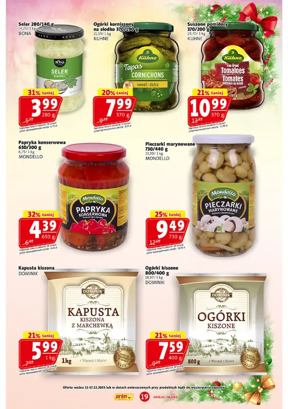 Prim Market - gazetka promocyjna Gazetka od czwartku 11.12 do środy 17.12 - strona 19