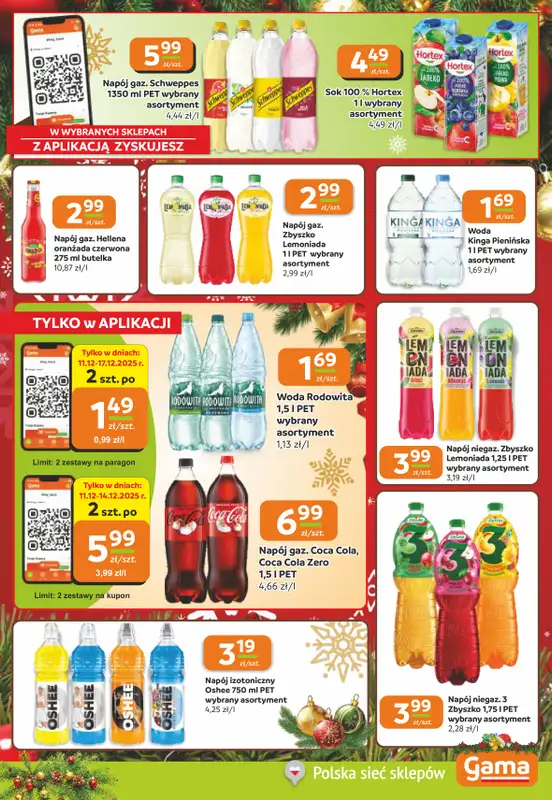 Gama - gazetka promocyjna Gazetka od czwartku 11.12 do wtorku 23.12 - strona 13