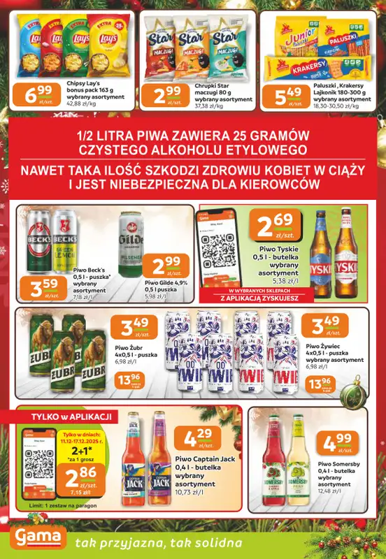 Gama - gazetka promocyjna Gazetka od czwartku 11.12 do wtorku 23.12 - strona 14