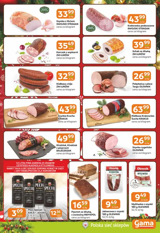 Gama - gazetka promocyjna Gazetka od czwartku 11.12 do wtorku 23.12 - strona 3