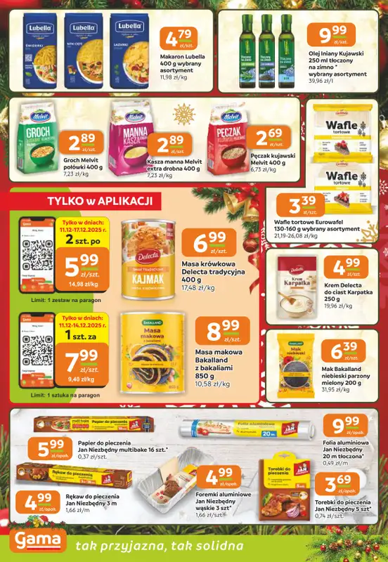 Gama - gazetka promocyjna Gazetka od czwartku 11.12 do wtorku 23.12 - strona 6