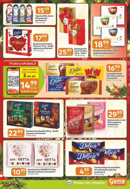 Gama - gazetka promocyjna Gazetka od czwartku 11.12 do wtorku 23.12 - strona 7