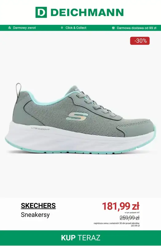 Deichmann - gazetka promocyjna Do -50% na sneakersy damskie od środy 10.12 do czwartku 18.12 - strona 3