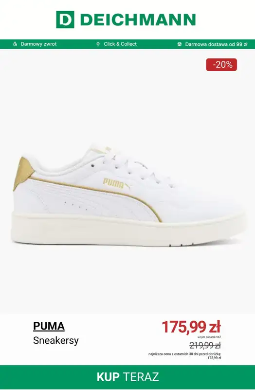 Deichmann - gazetka promocyjna Do -50% na sneakersy damskie od środy 10.12 do czwartku 18.12 - strona 4